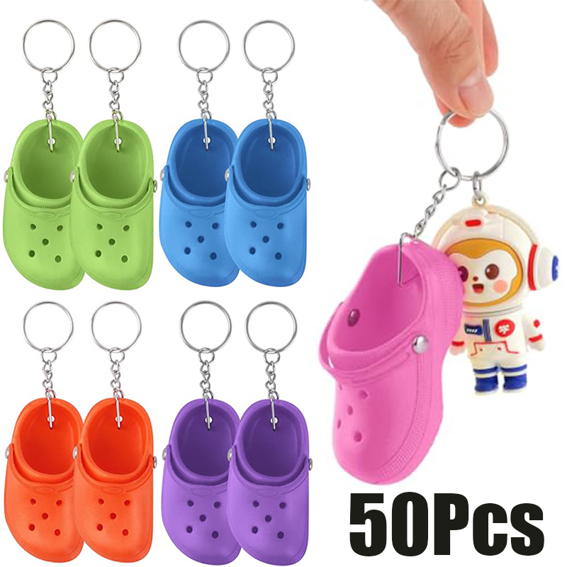 Mini Backpack Purse - 50 шт. 3D-брелоков в виде мини-сабо