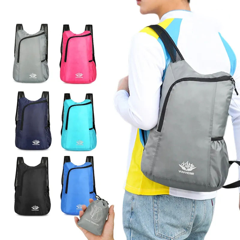 Foldable Backpack Small - 20л легкий уличный рюкзак унисекс портативный