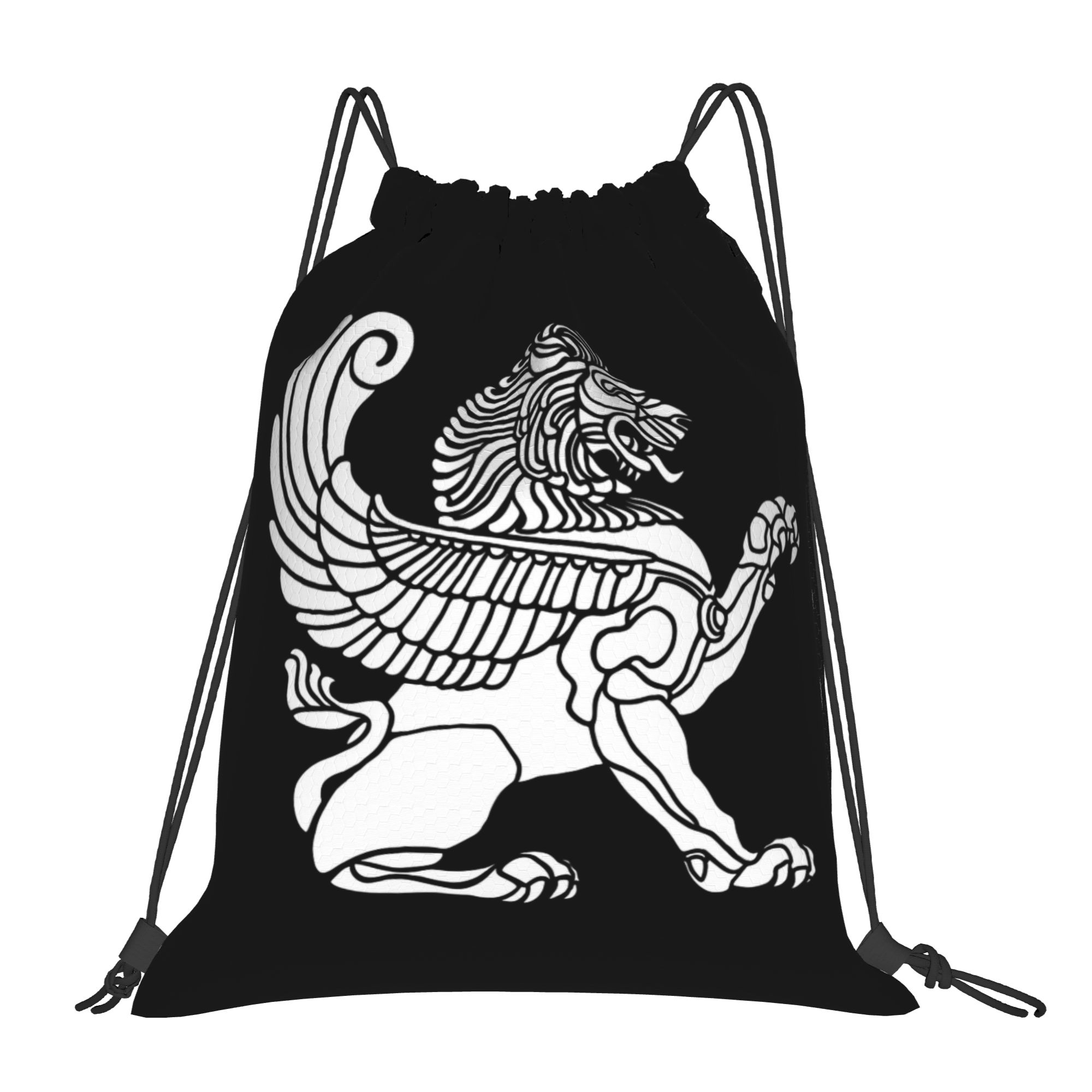 Drawstring Gym Bag - Рюкзак-мешок с символикой персидского льва (Иран,