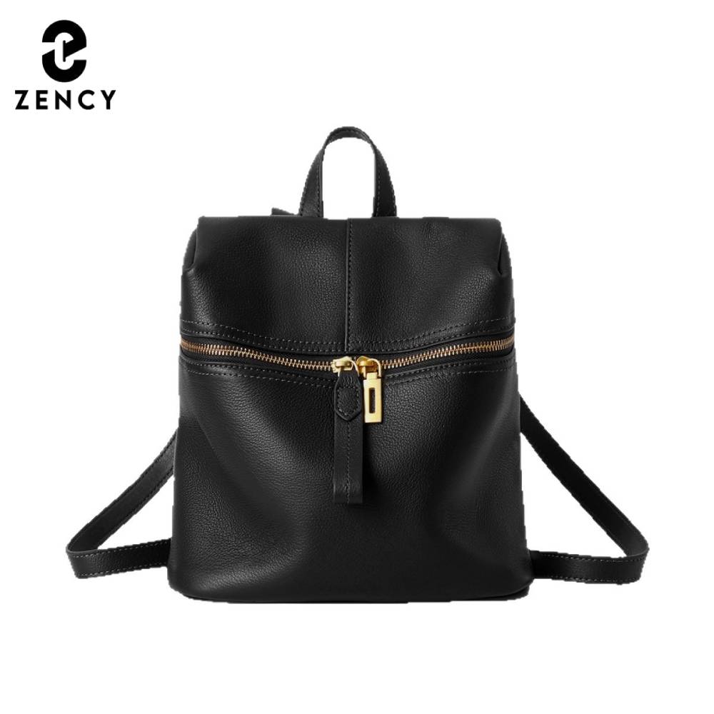 Leather Backpack Vintage - Женский рюкзак Zency из натуральной кожи,