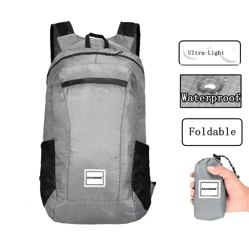 Походная сумка 20 л, легкий по – обзор и цена Foldable Backpack Small