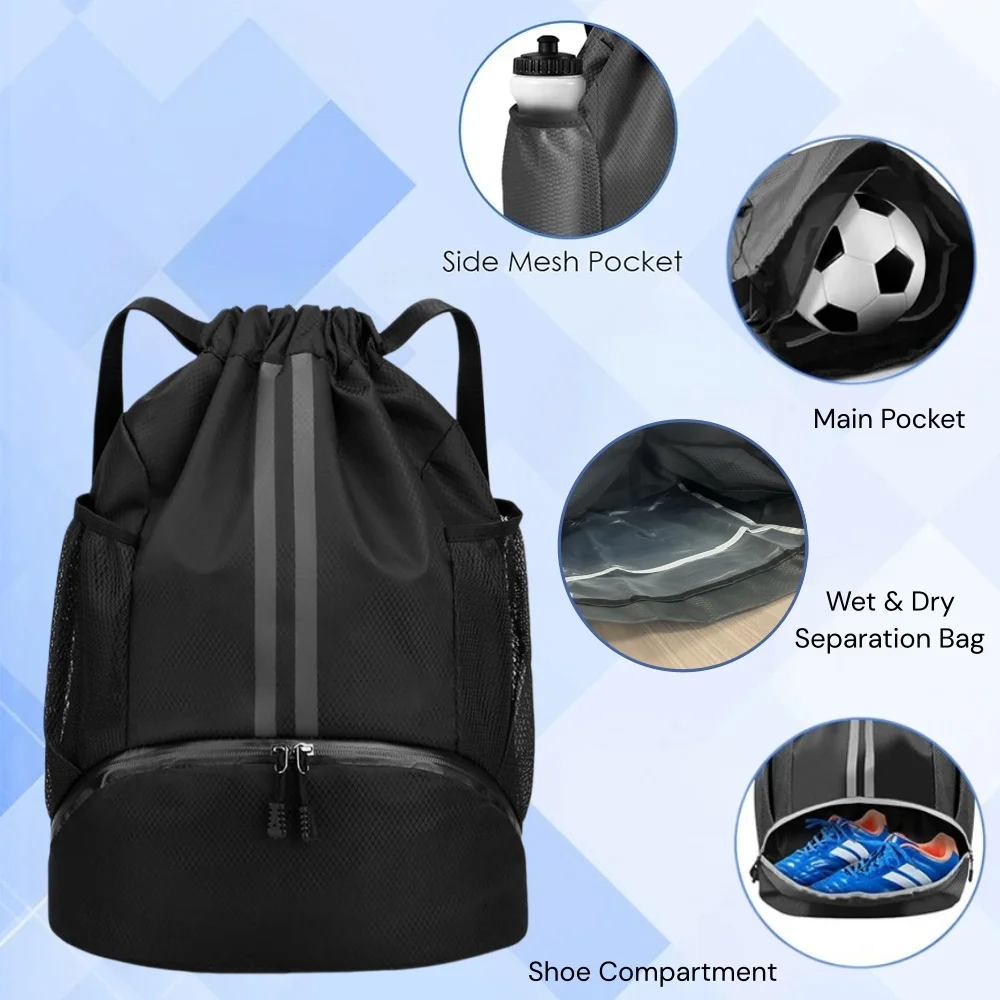 Спортивный рюкзак на шнурке, л – обзор и цена Drawstring Gym Bag