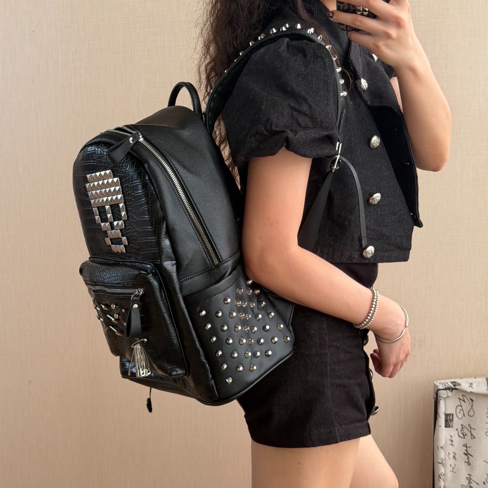 Оригинальный черный рюкзак с у – обзор и цена Fashion Backpack Women