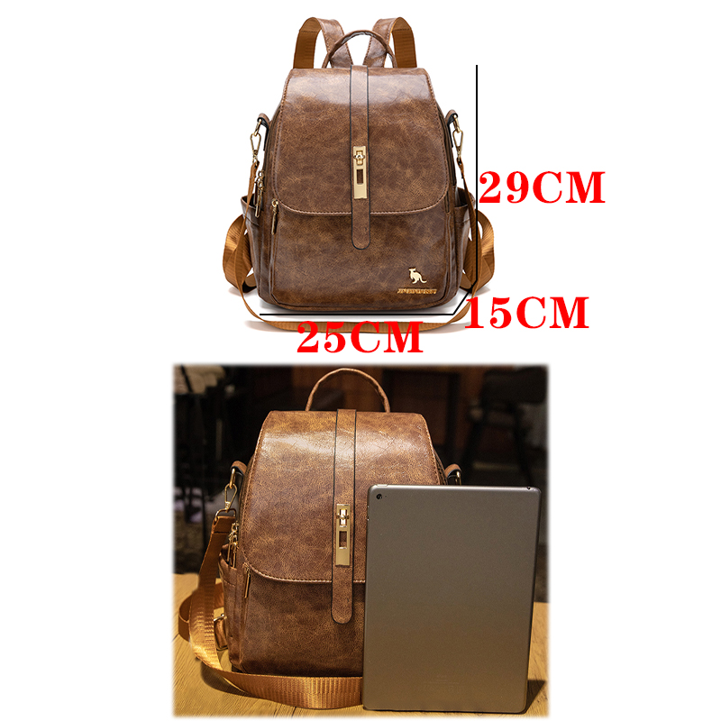 Женский рюкзак для колледжа, д – обзор и цена Leather Backpack Vintage