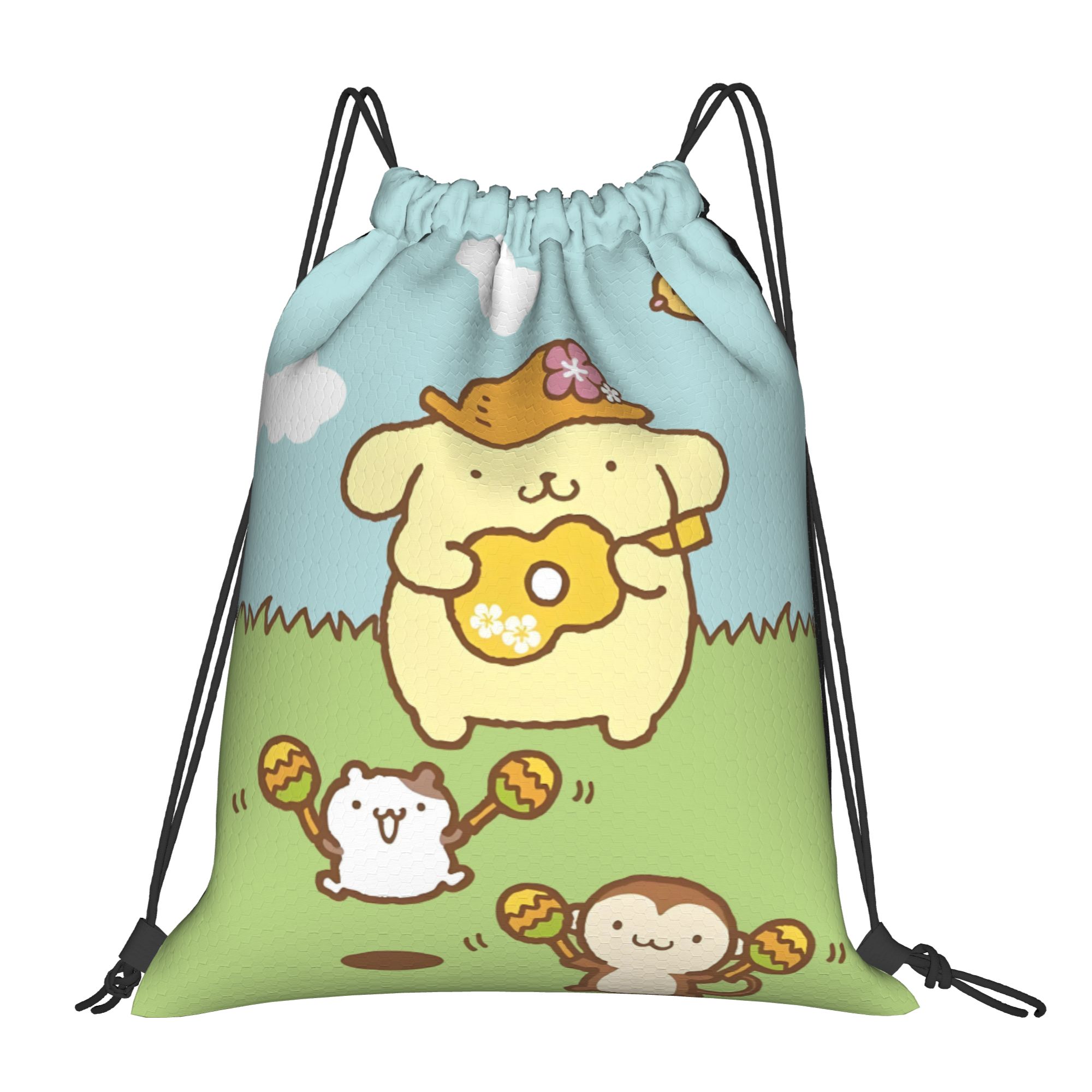 Рюкзаки-мешки P-Pompompurines  – обзор и цена Drawstring Gym Bag