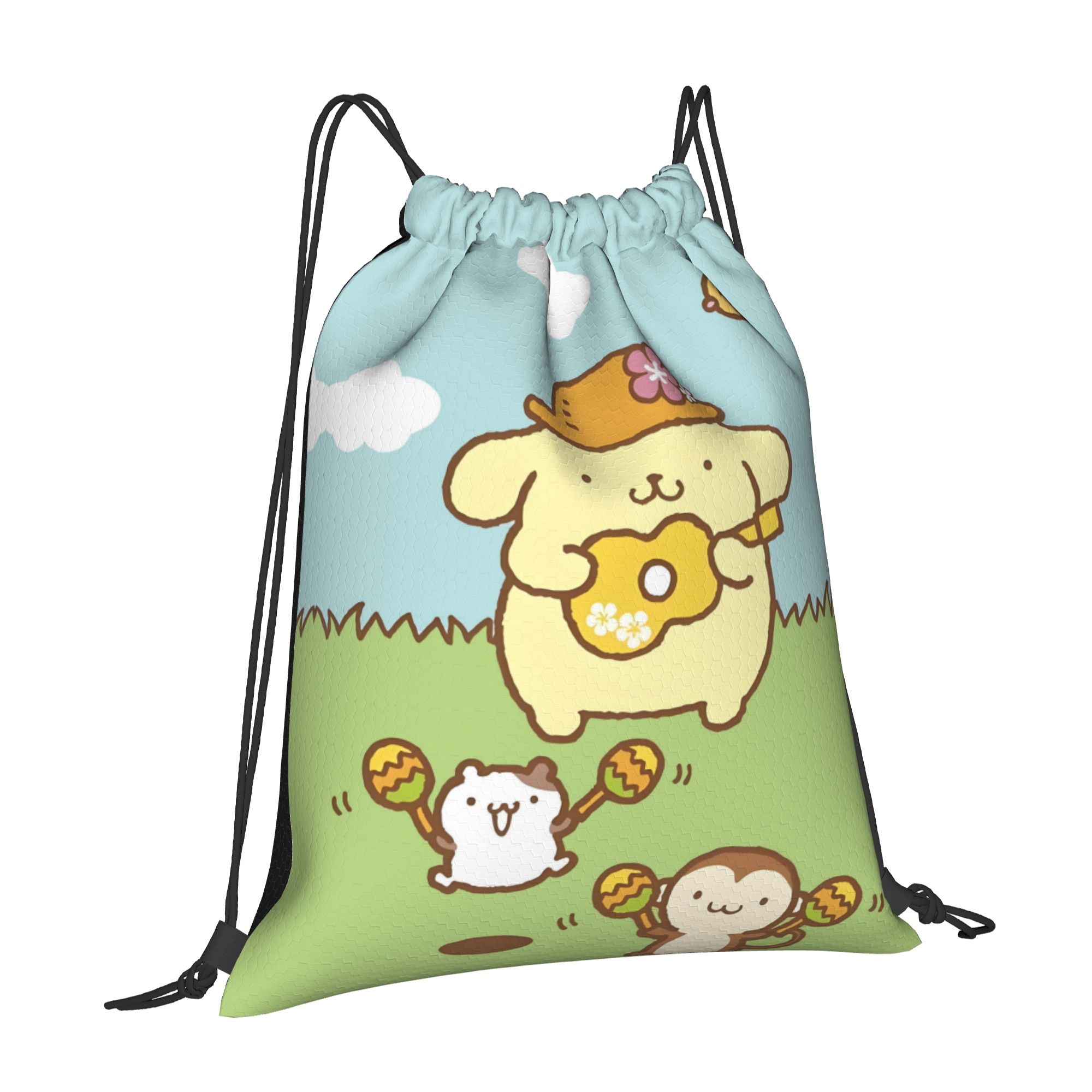 Рюкзаки-мешки P-Pompompurines  – обзор и цена Drawstring Gym Bag