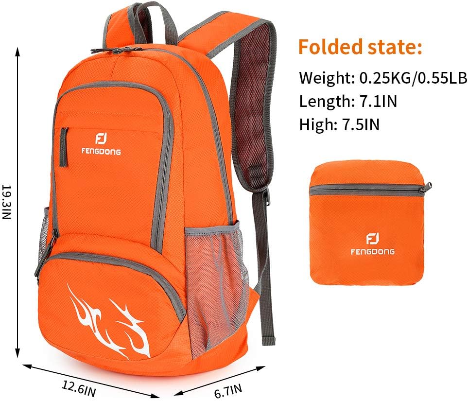 FENGDONG 35L легкий складной в – обзор и цена Foldable Backpack Small