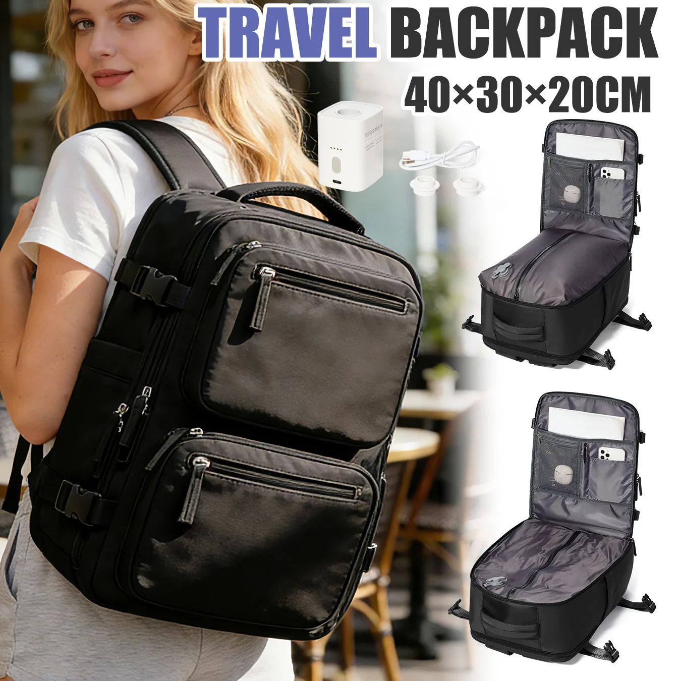Женский рюкзак-чемодан с насос – обзор и цена Fashion Backpack Women
